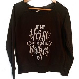 Horse Love Sweatshirt 🐴